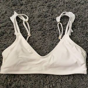 Target white bikini top